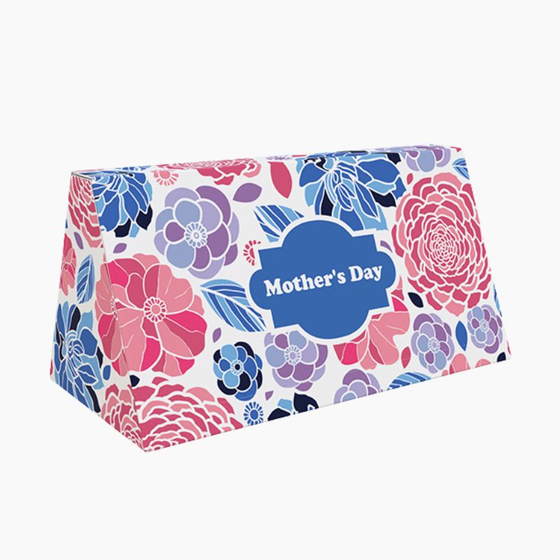 Custom printed triangle cake box