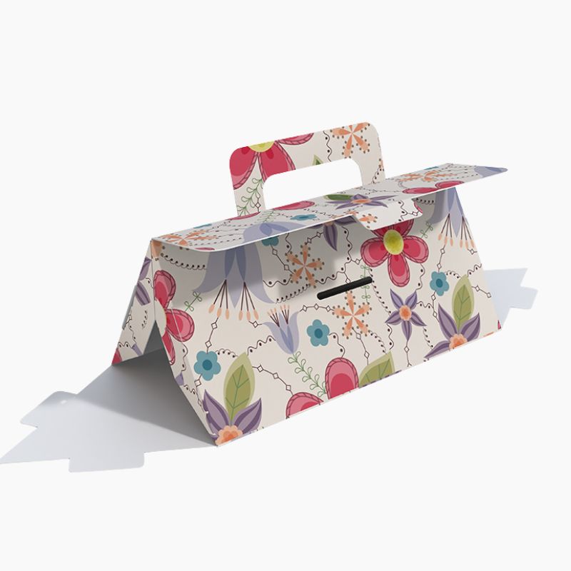 Gable bakery box with logo printing