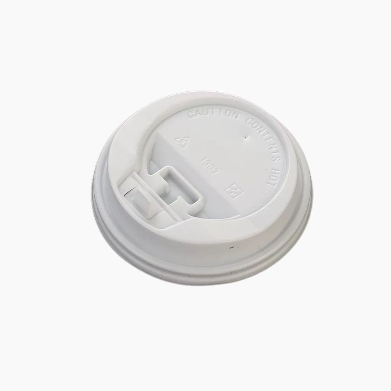 Disposable paper cup lid