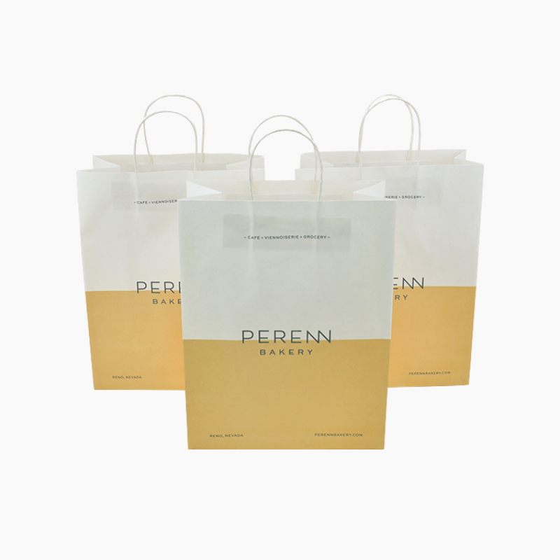 Custom printed kraft paper bags