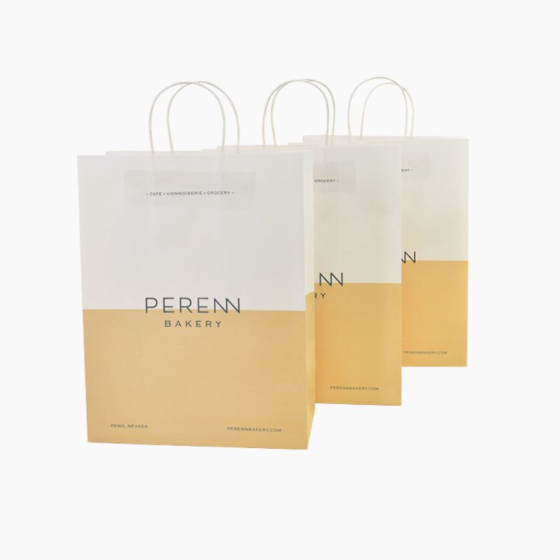 Kraft paper bags with custom logo