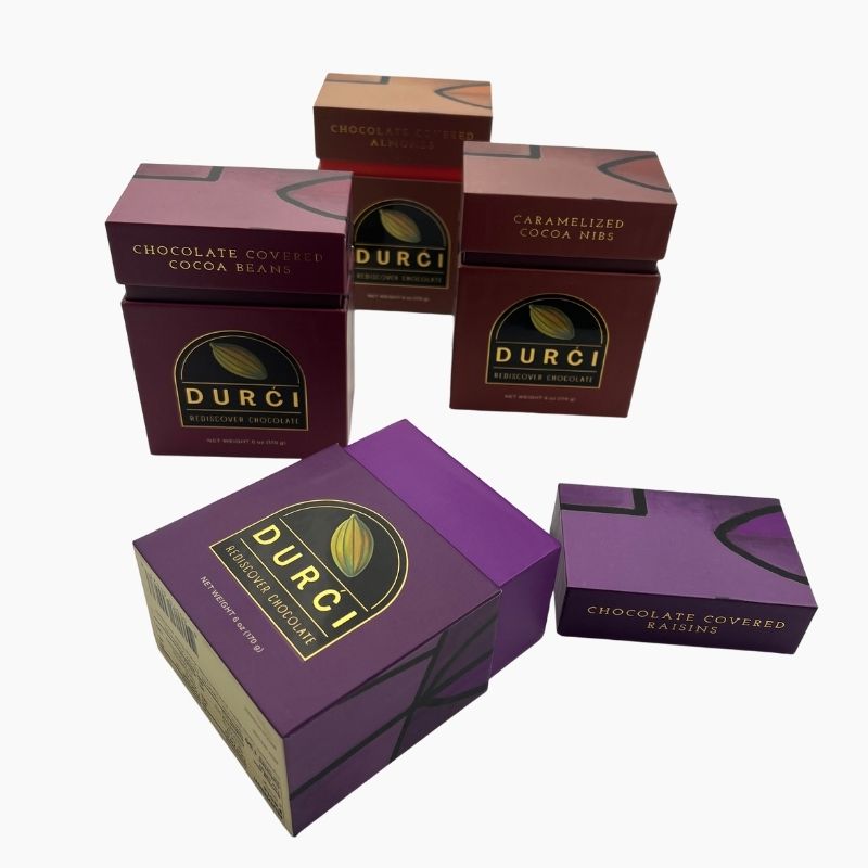 Premium chocolate packaging rigid box