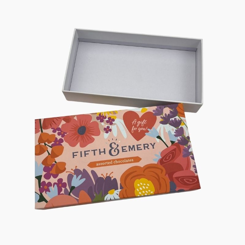 Custom printed confectionery rigid gift box