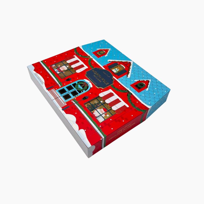 Holiday advent calendar packaging box