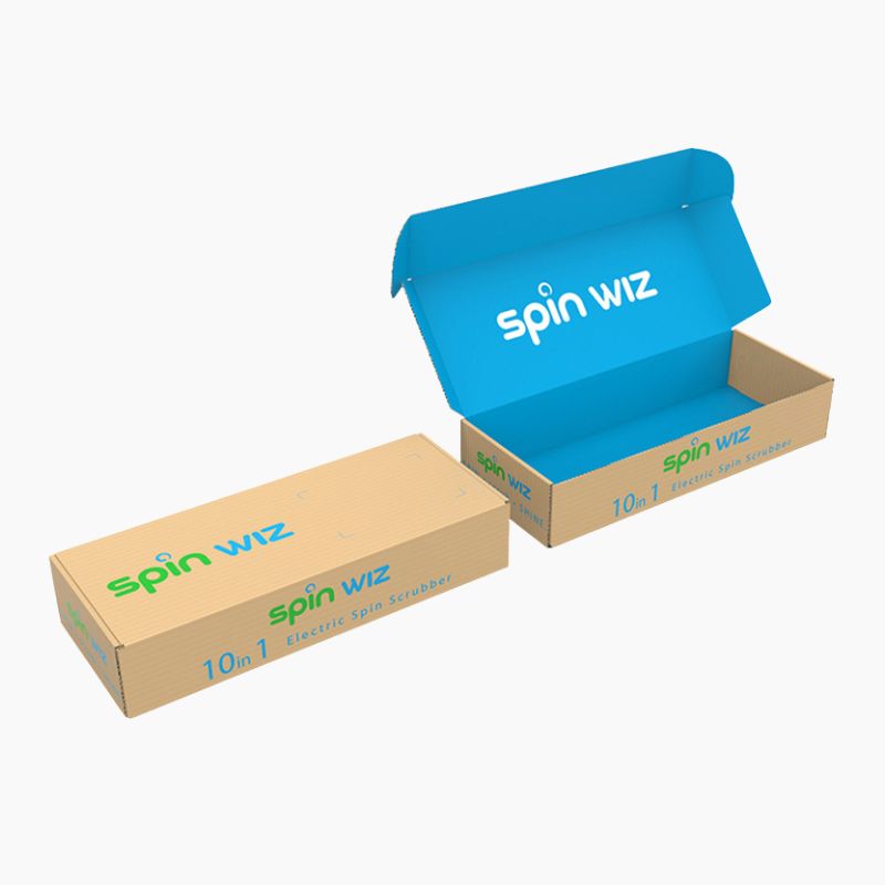Caja mailer de cartón corrugado con impresión personalizada