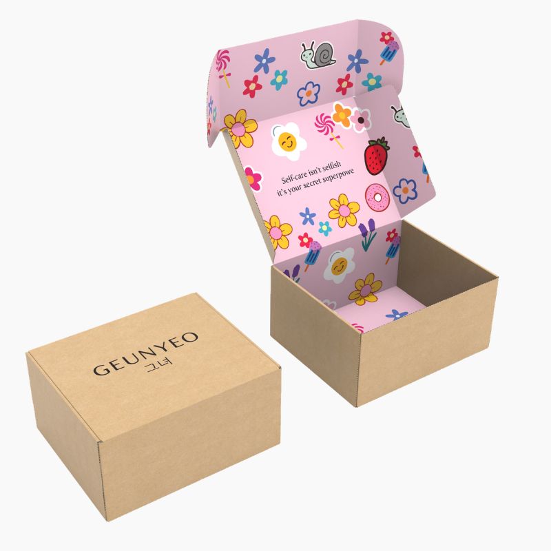 Caja mailer con impresión y diseño personalizados