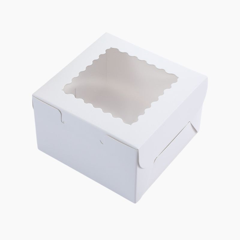 Boîtes à gâteaux personnalisées avec fenêtre transparente