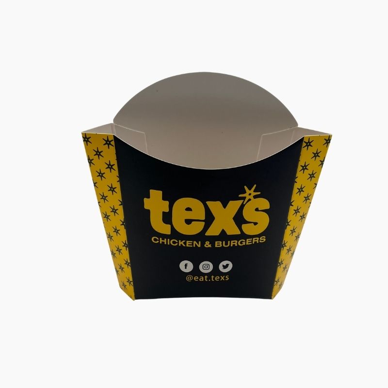 Boîte hamburger personnalisée pour vente à emporter